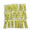 Double-sided embroidered LOGO lockstitch twill fabric keychain, car, motorcycle and motorcycle luggage tag undefined